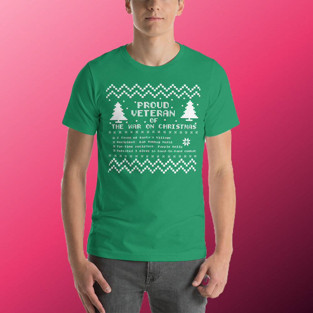 War on Christmas Short-Sleeve Unisex T-Shirt For Atheists